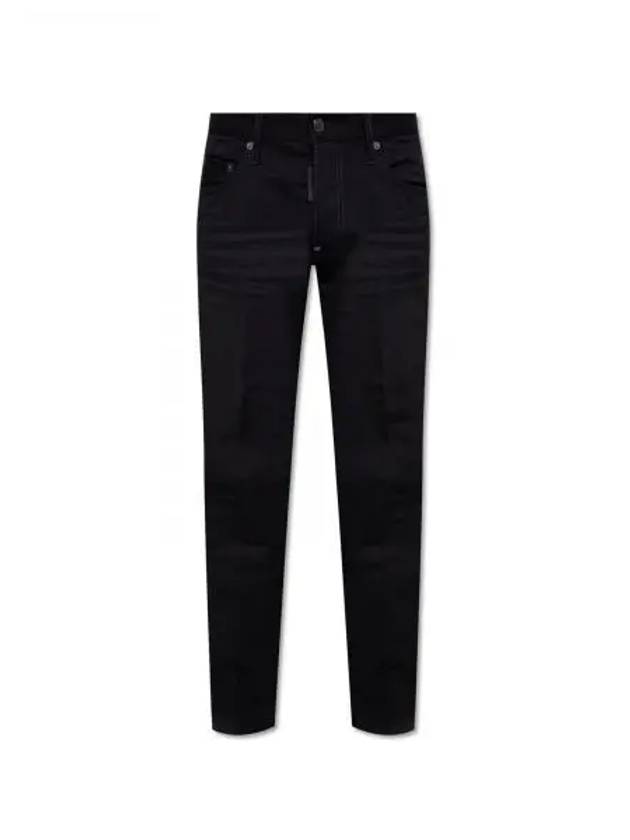 Skater Slim Cut Jeans Black - DSQUARED2 - BALAAN 2