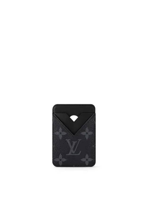 Port Cart Magnet Monogram Card Wallet Black - LOUIS VUITTON - BALAAN 2