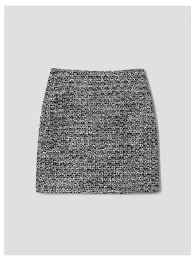 Silver tweed mini skirt gray domestic product GM0024072399181 - JUUN.J - BALAAN 1