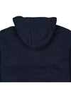 Wappen Patch Cotton Fleece Zip Up Hoodie Navy - STONE ISLAND - BALAAN 9