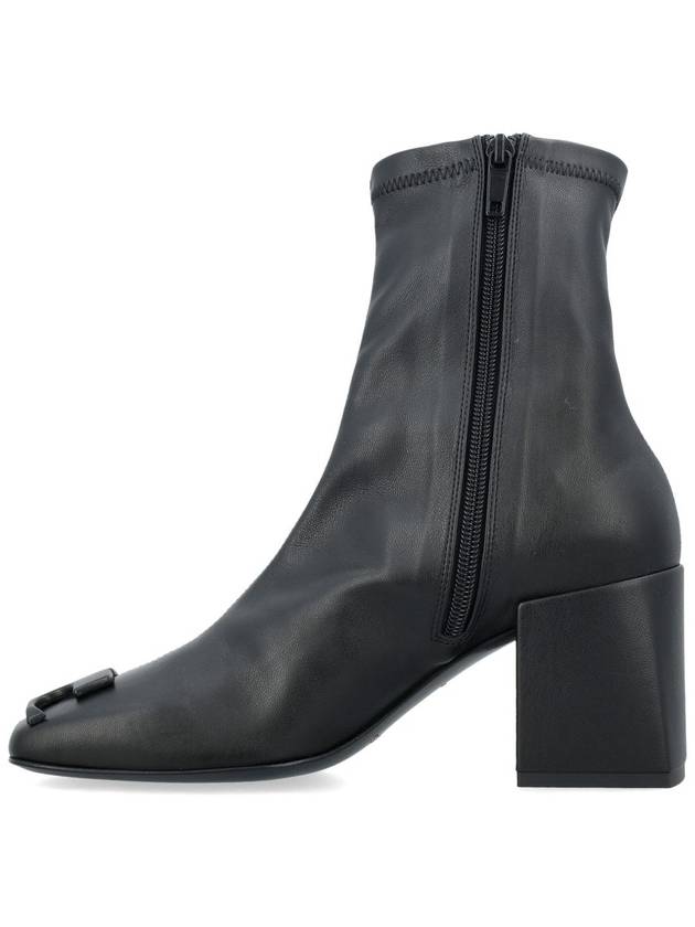 Women s Re Edition Square Middle Boots Black - COURREGES - BALAAN 4