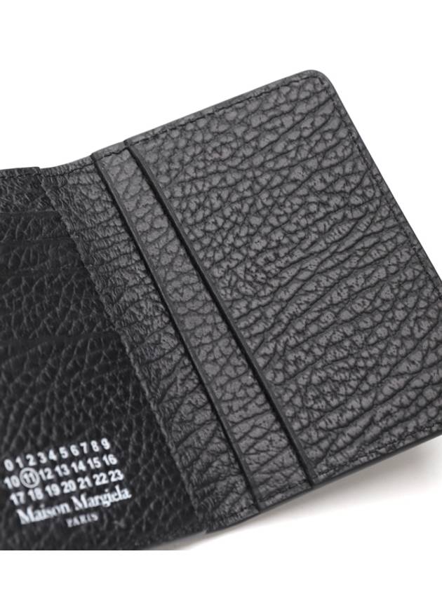 Bovine Leather Card Wallet Black - MAISON MARGIELA - BALAAN 7