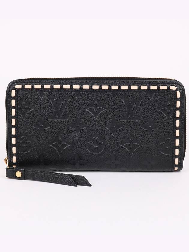 Empreinte stitch black long wallet - LOUIS VUITTON - BALAAN 1