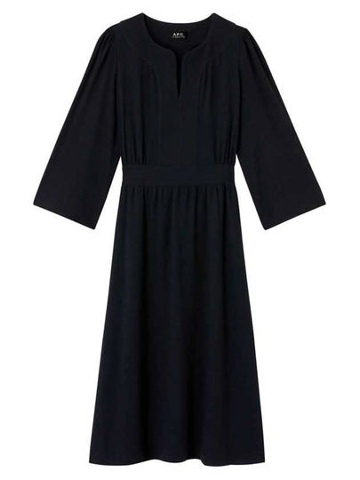 Robe New Long Dress Navy - A.P.C. - BALAAN 2