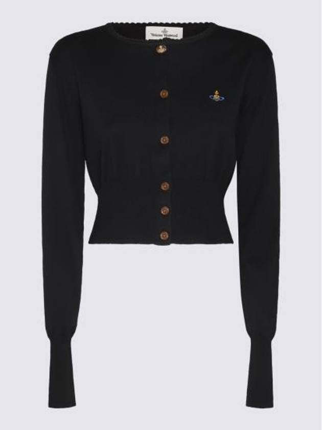 Bea Crop Cardigan Black - VIVIENNE WESTWOOD - BALAAN 5