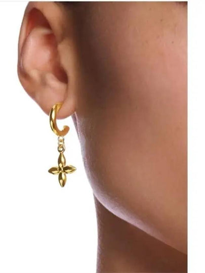 Superflat Earrings Gold - LOUIS VUITTON - BALAAN 2