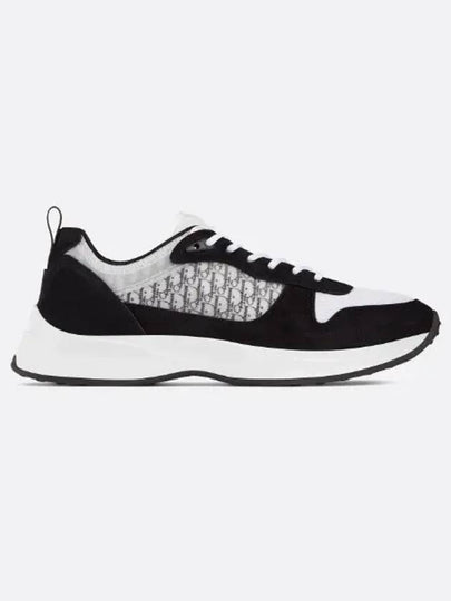 Oblique B25 Runner Low Top Sneakers Black - DIOR - BALAAN 2