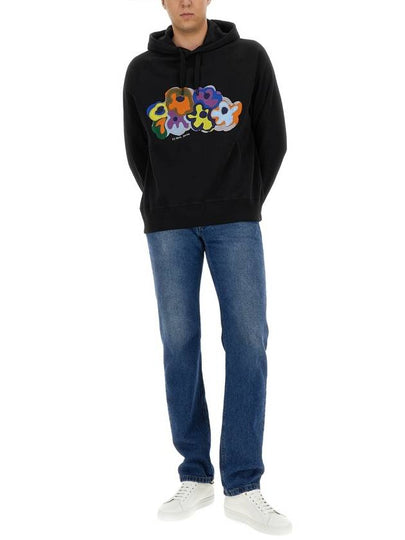 Bold Florals Hoodie Black - PAUL SMITH - BALAAN 2