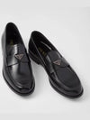 Brushed Leather Loafers Black - PRADA - BALAAN 4