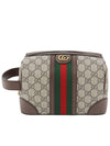 Ophidia GG Web Pouch Beige Brown - GUCCI - BALAAN 2