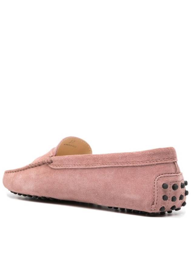 Gommino Suede Driving Shoes Pink - TOD'S - BALAAN 3