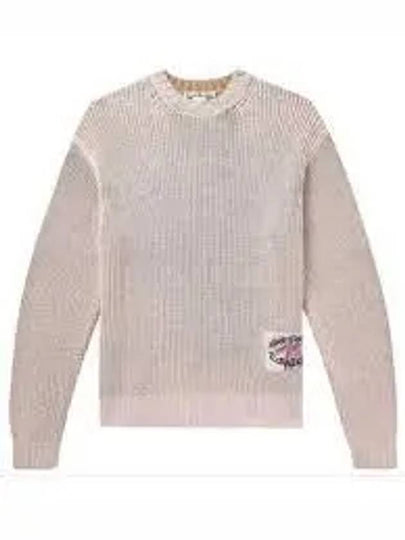 Smashing Bow Logo Label Knit Top Pink - ACNE STUDIOS - BALAAN 2