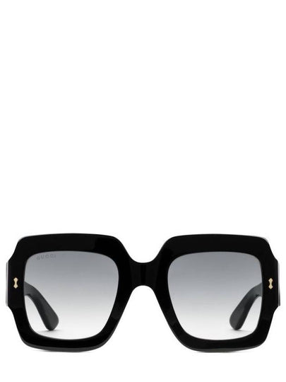 square frame sunglasses black - GUCCI - BALAAN 2