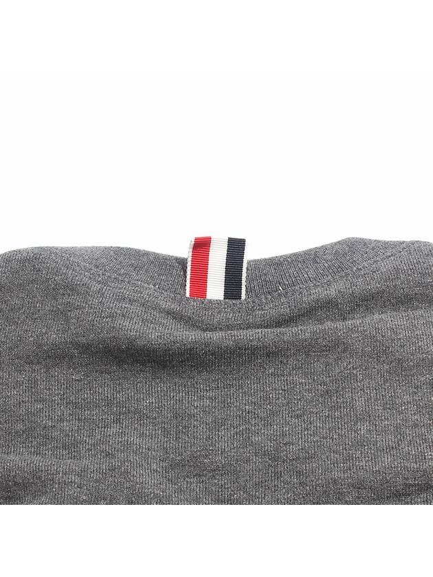 4 Bar Loopback Jersey Sweatshirt Dark Grey - THOM BROWNE - BALAAN 6