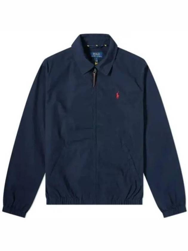 Men's Bayport Cotton Zip-Up Jacket Navy - POLO RALPH LAUREN - BALAAN 2