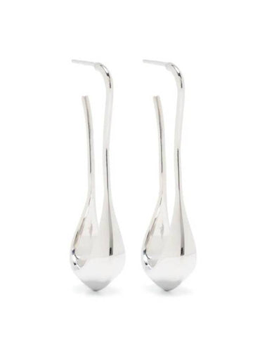 Short Drop Silver Earrings Silver - LEMAIRE - BALAAN 1