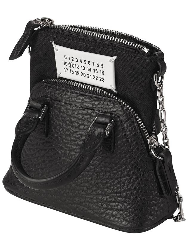 5AC Classic Baby Shoulder Bag Pale Black - MAISON MARGIELA - BALAAN 4