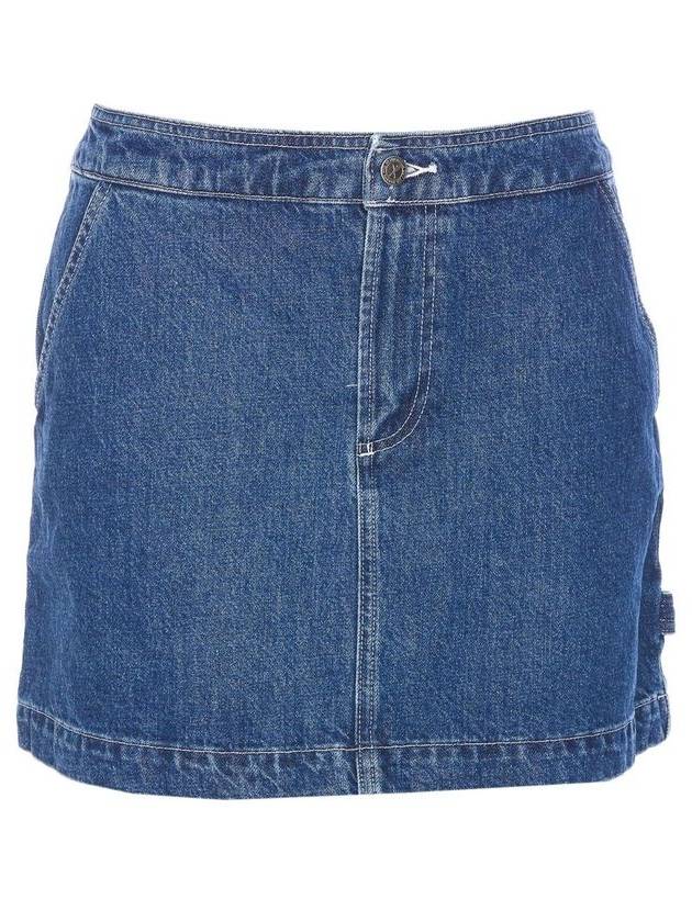 Jupe Christie Mini A-Line Skirt Blue - A.P.C. - BALAAN 1