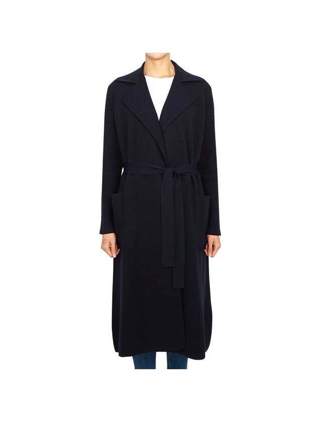 Getti Long Cardigan Navy - MAX MARA - BALAAN 1