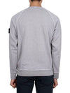 Garment Dyed Malfile Crewneck Sweatshirt Grey Heather - STONE ISLAND - BALAAN 5