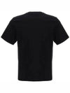 Chillax Fox Patch Regular Short Sleeve T-Shirt Black - MAISON KITSUNE - BALAAN 4