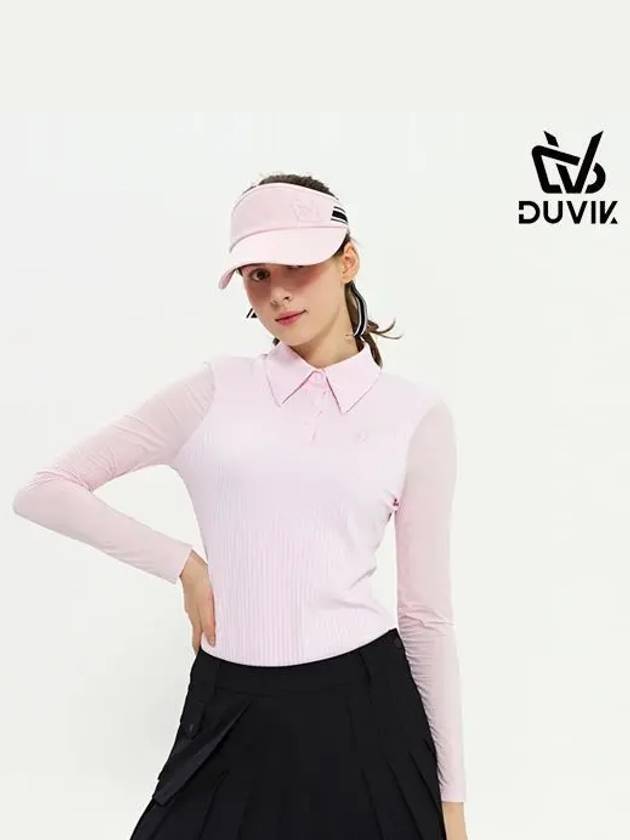 wide collar cold long sleeve t-shirt DD2WTS102DG - DUVIK - BALAAN 4