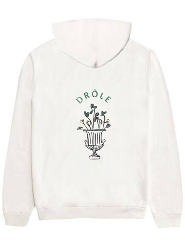 Drold Monsieur Logo Embroidered Flower Hood Cream HO106 CMCREAM - DROLE DE MONSIEUR - BALAAN 2