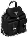 Re-Nylon Mini Backpack Black - PRADA - BALAAN 4