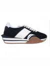 Suede James Sneakers Black Cream - TOM FORD - BALAAN 2