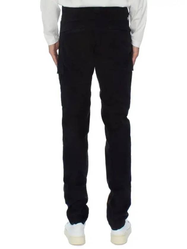 Lens Wappen Straight Pants Black - CP COMPANY - BALAAN 6