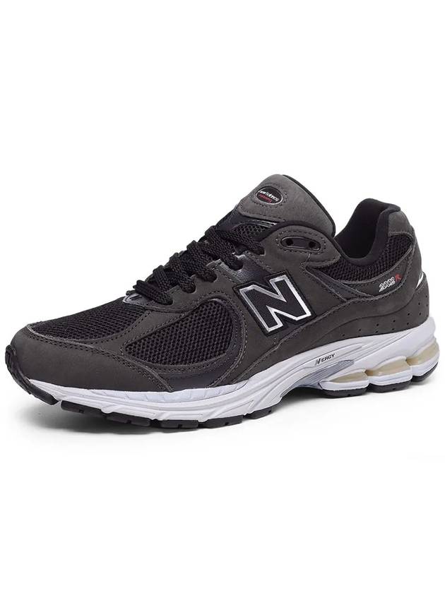 2002R Low Top Sneakers Black Dark Gray - NEW BALANCE - BALAAN 4