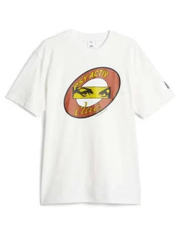 Perks Mini Graphic Short Sleeve T Shirt White 622678 02 - PUMA - BALAAN 1