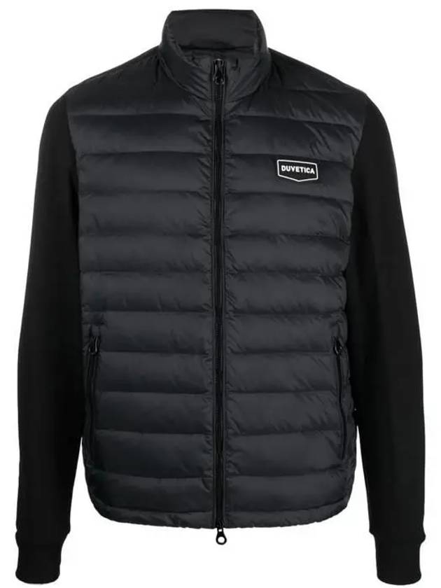 FOSSI lightweight padded layered jacket black - DUVETICA - BALAAN 1