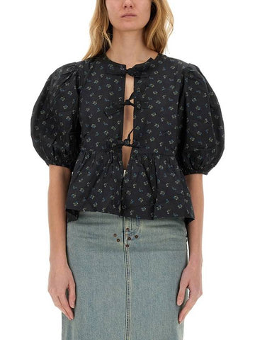 POPLIN BLOUSE - GANNI - BALAAN 1