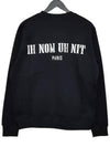 NCW19248 009 Mini Mask Sweatshirt Black - IH NOM UH NIT - BALAAN 3