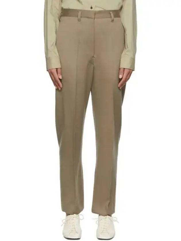 Women s taupe wool slacks 221646F087000 271714 1149558 - LEMAIRE - BALAAN 1