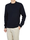 Cotton Knit Top Navy - CP COMPANY - BALAAN 6