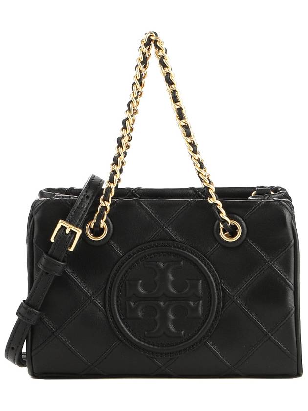 Women's Fleming Logo Mini Shoulder Bag Black - TORY BURCH - BALAAN 2