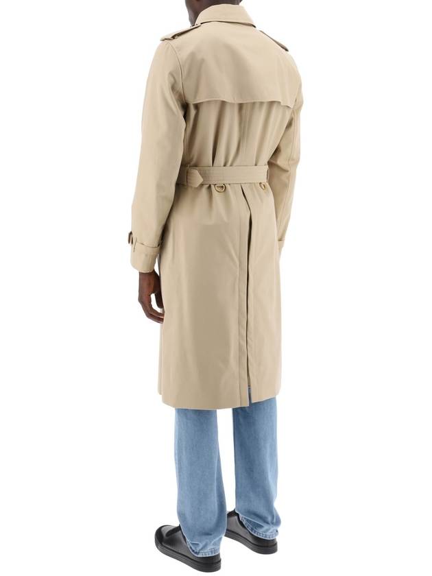 Long Kensington Heritage Trench Coat Honey - BURBERRY - BALAAN 4