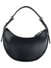 Arque Leather Shoulder Bag Black - PRADA - BALAAN 6