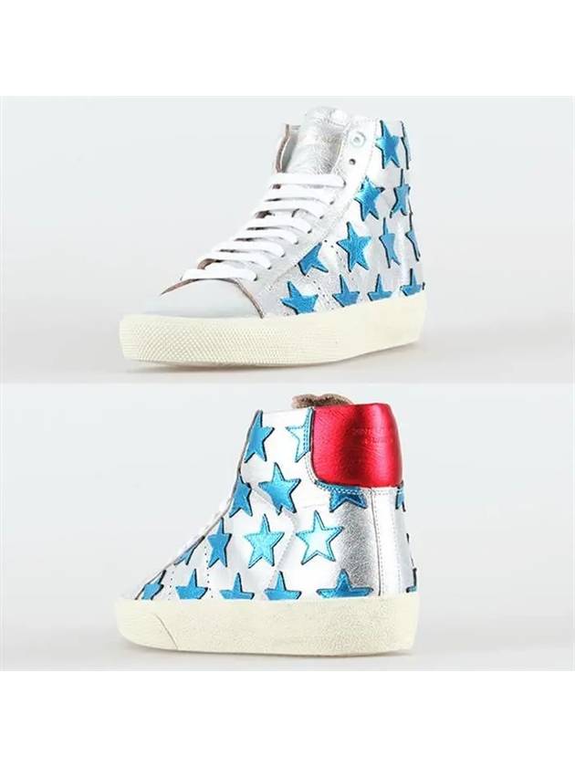 Star Patch High Top 377341 BSZ10 8143 - SAINT LAURENT - BALAAN 5