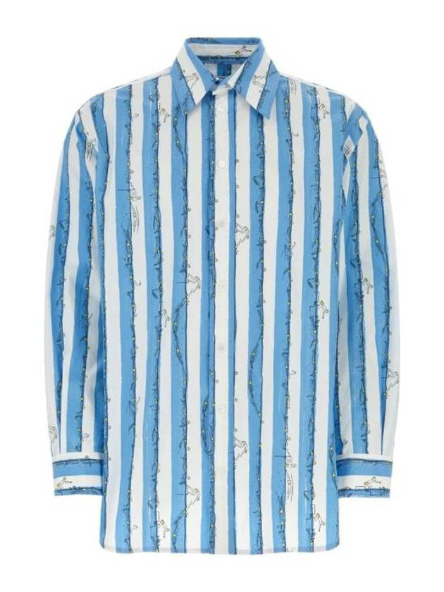 Long Sleeve Shirt 780554V3PX0 4257 ADMIRALBLUE - BOTTEGA VENETA - BALAAN 1