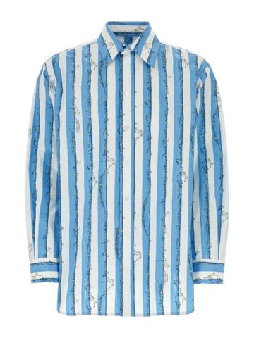 Long Sleeve Shirt 780554V3PX0 4257 ADMIRALBLUE - BOTTEGA VENETA - BALAAN 1