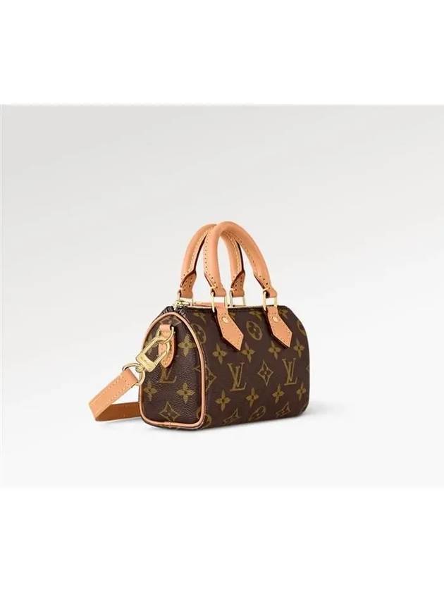 Nano Speedy Monogram Tote Bag Brown - LOUIS VUITTON - BALAAN 4