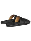 Men's Izmir Sandals Calfskin Classic Black - HERMES - BALAAN 9