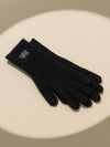 KNIT LOGO GLOVE BLACK - RECLOW - BALAAN 7