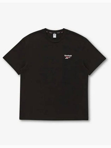 Small logo pattern t shirt black - REEBOK - BALAAN 1