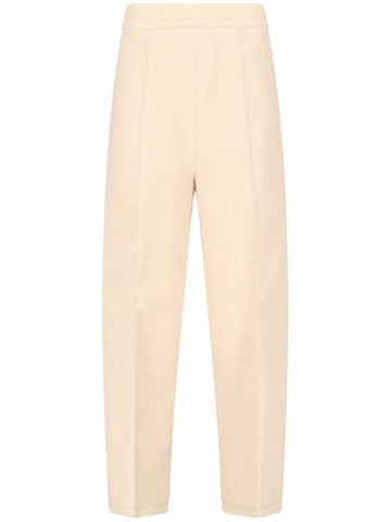 Ami Trousers Beige - AMI - BALAAN 1