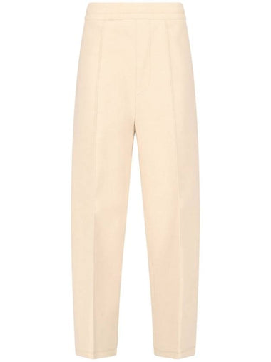 Ami Trousers Beige - AMI - BALAAN 1