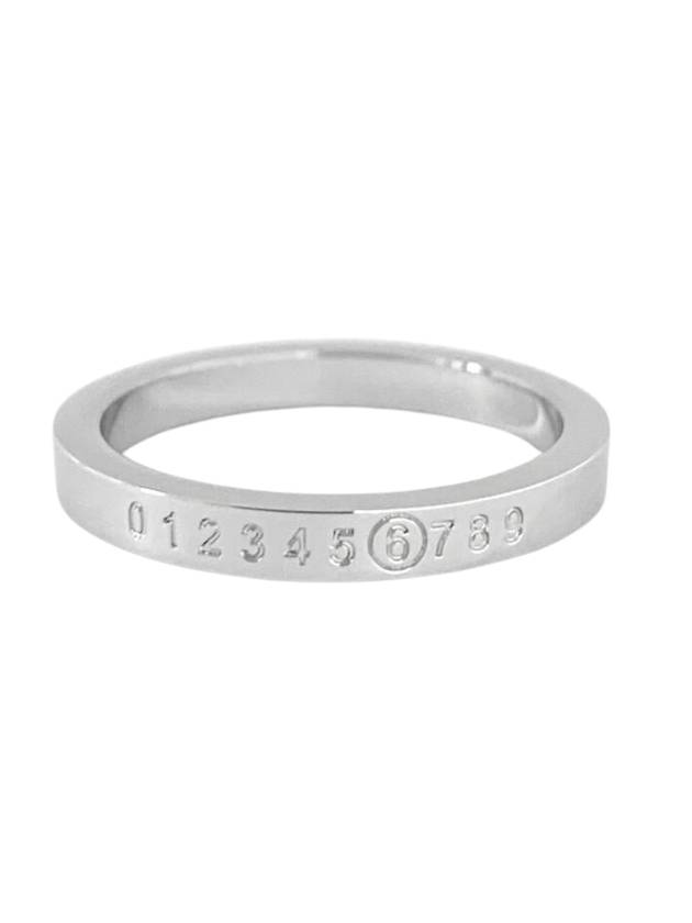 Numeric Minimal Signature Ring Palladium - MAISON MARGIELA - BALAAN 1